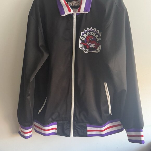 Toronto Raptors NBA Bomber Jacket Satin‎ Mitchell Ness Basketball Mens L. -Read - Picture 4 of 16